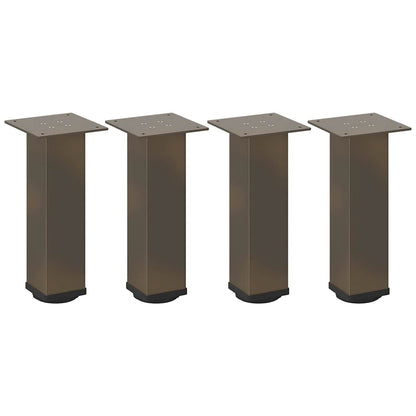 Coffee Table Legs 4 pcs Natural Steel 30-32 cm Steel