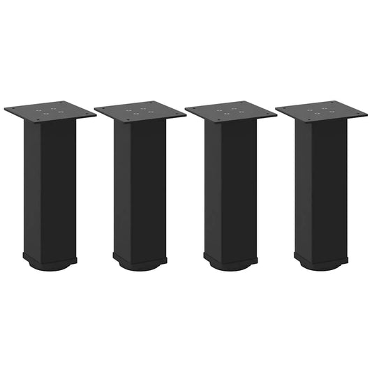 Coffee Table Legs 4 pcs Black 42-44 cm Steel
