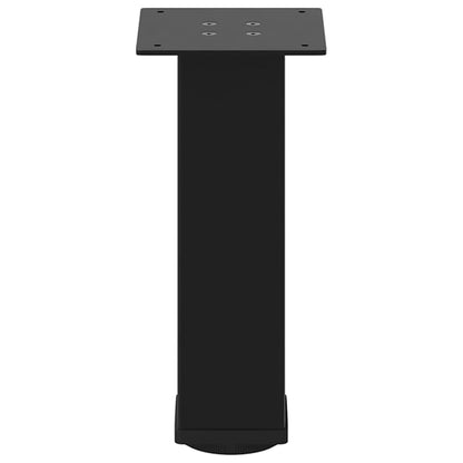 Coffee Table Legs 4 pcs Black 42-44 cm Steel