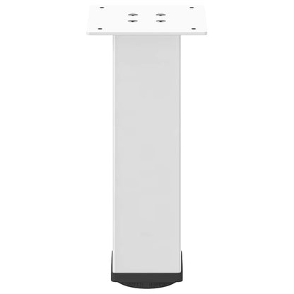 Coffee Table Legs 4 pcs White 42-44 cm Steel