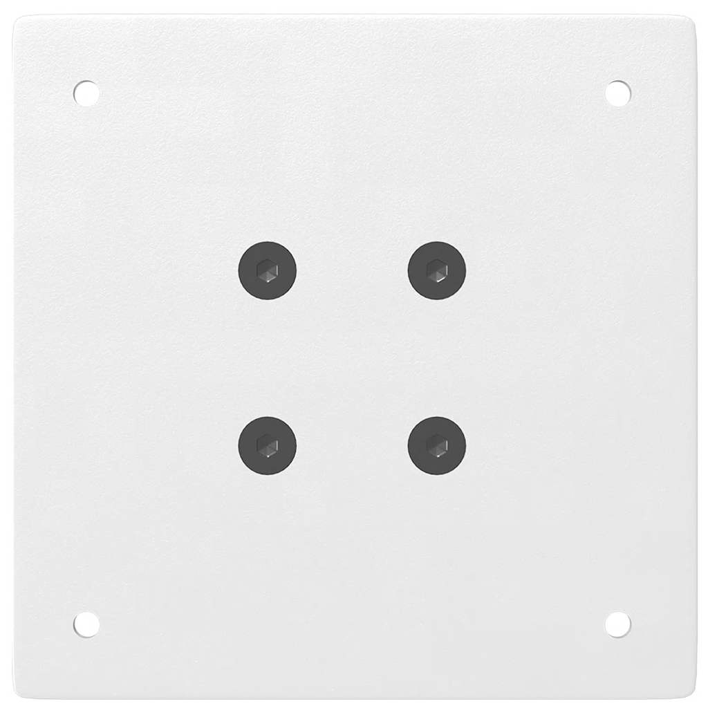 Coffee Table Legs 4 pcs White 42-44 cm Steel