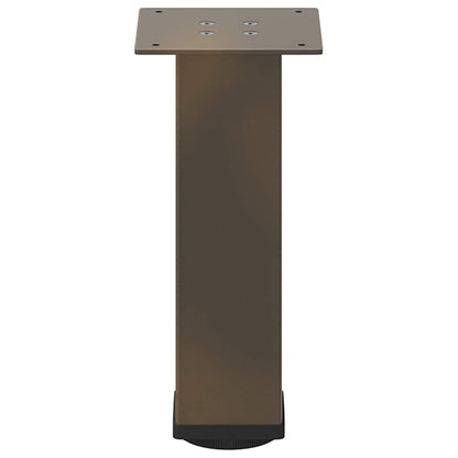 Coffee Table Legs 4 pcs Natural Steel 42-44 cm Steel