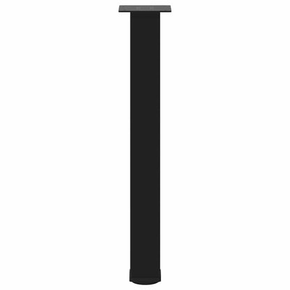 Console Table Legs 4 pcs Black 72-74 cm Steel