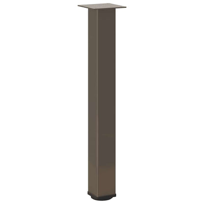 Console Table Legs 4 pcs Natural Steel 72-74 cm Steel