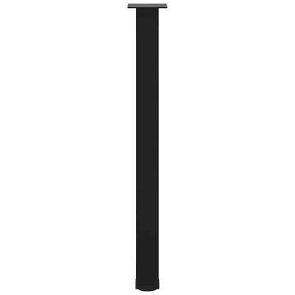 Bar Table Legs 4 pcs Black 90-92 cm Steel