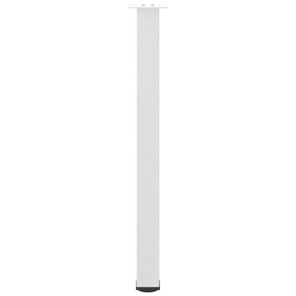Bar Table Legs 4 pcs White 90-92 cm Steel