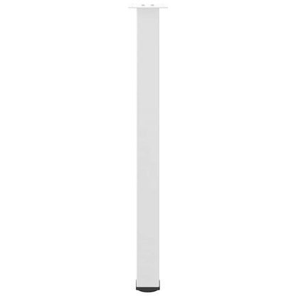 Bar Table Legs 4 pcs White 90-92 cm Steel