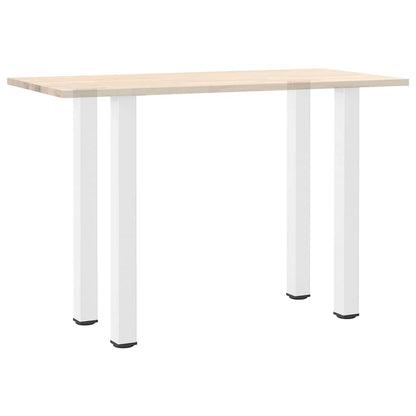 Bar Table Legs 4 pcs White 90-92 cm Steel