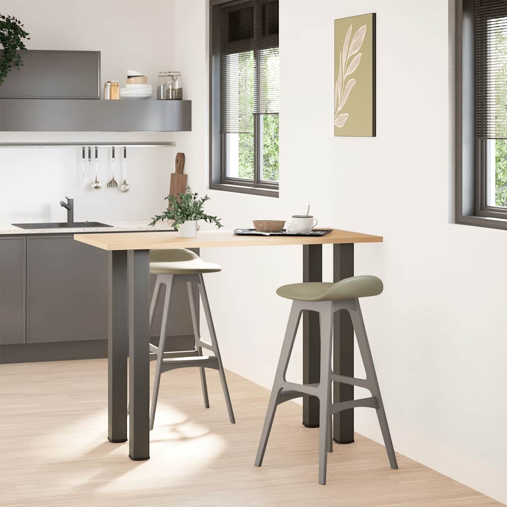 Bar Table Legs 4 pcs Anthracite 90-92 cm Steel