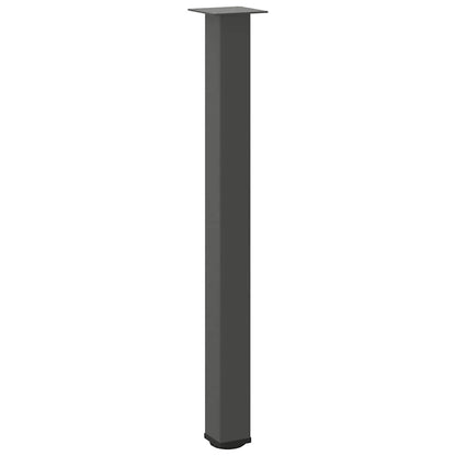 Bar Table Legs 4 pcs Anthracite 90-92 cm Steel