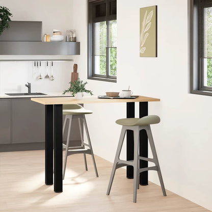 Bar Table Legs 4 pcs Black 100-102 cm Steel