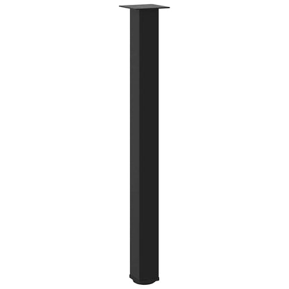Bar Table Legs 4 pcs Black 100-102 cm Steel