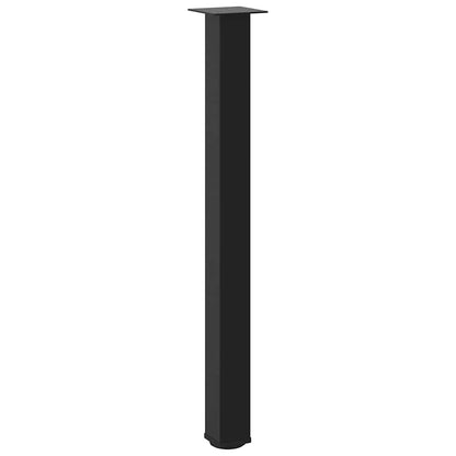 Bar Table Legs 4 pcs Black 100-102 cm Steel