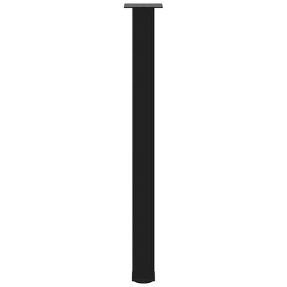 Bar Table Legs 4 pcs Black 100-102 cm Steel