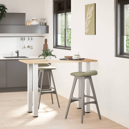 Bar Table Legs 4 pcs White 100-102 cm Steel