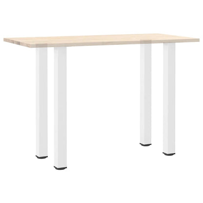 Bar Table Legs 4 pcs White 100-102 cm Steel