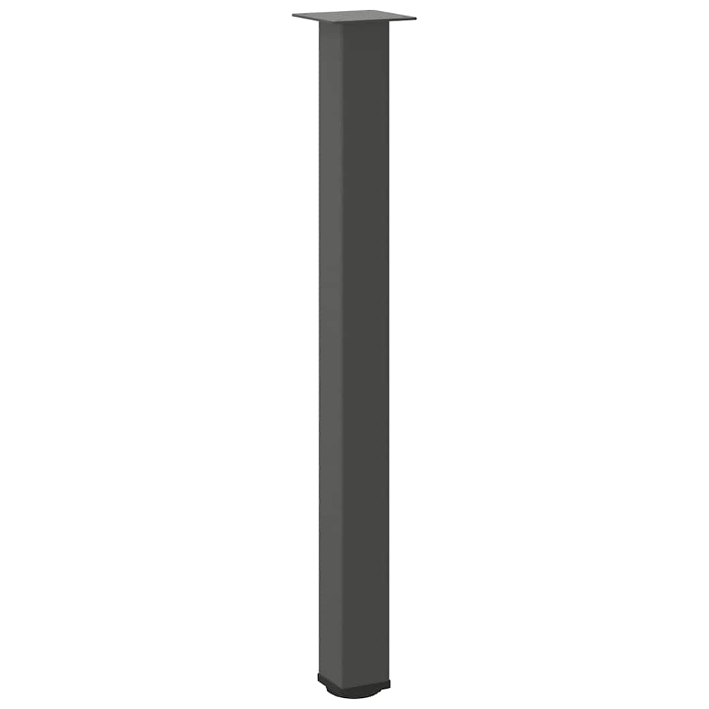 Bar Table Legs 4 pcs Anthracite 100-102 cm Steel