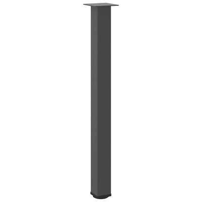 Bar Table Legs 4 pcs Anthracite 100-102 cm Steel
