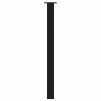 Bar Table Legs 4 pcs Black 110-112 cm Steel