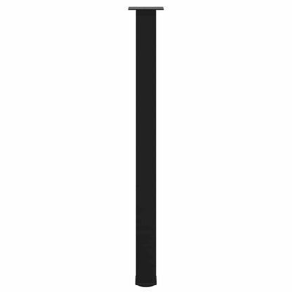 Bar Table Legs 4 pcs Black 110-112 cm Steel