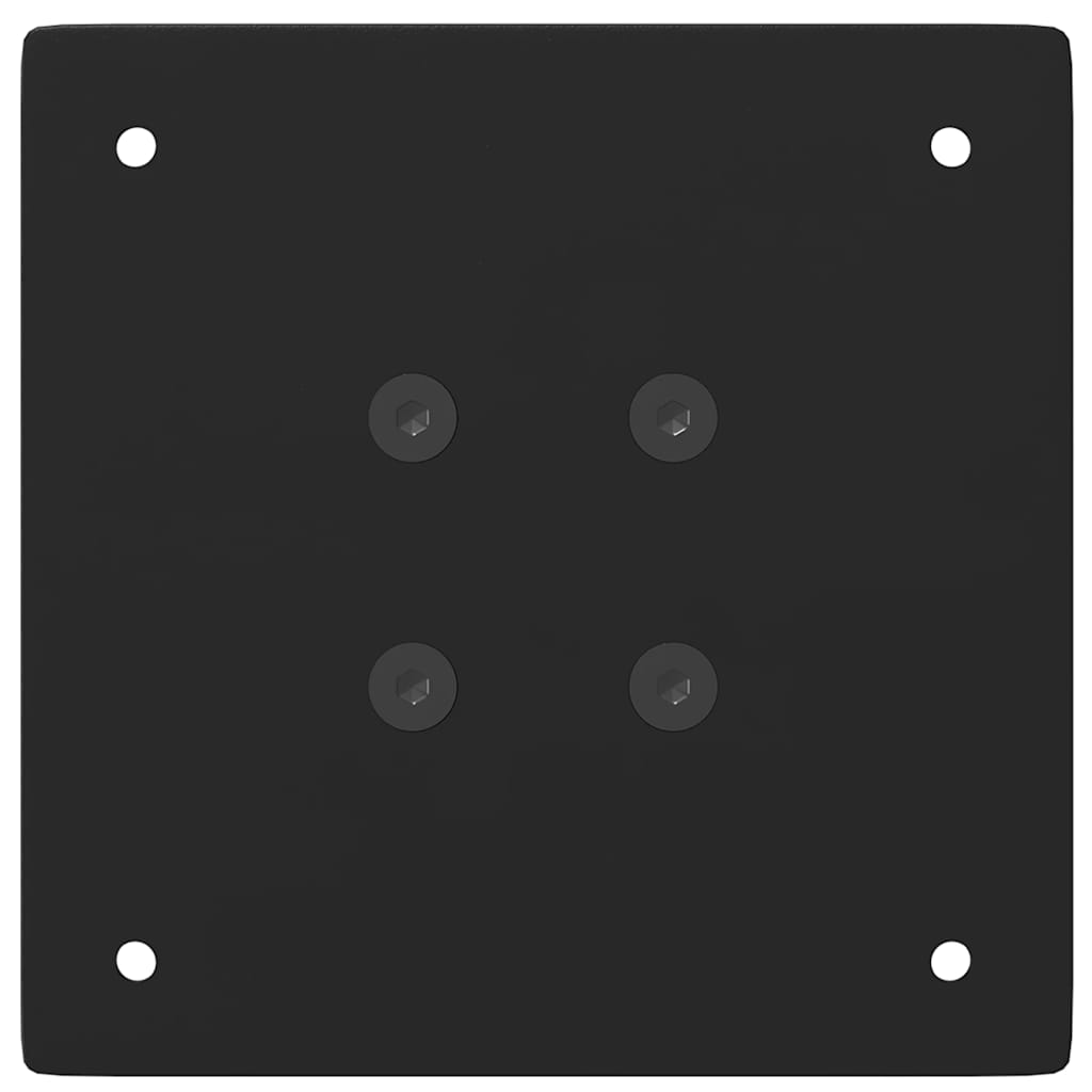 Bar Table Legs 4 pcs Black 110-112 cm Steel