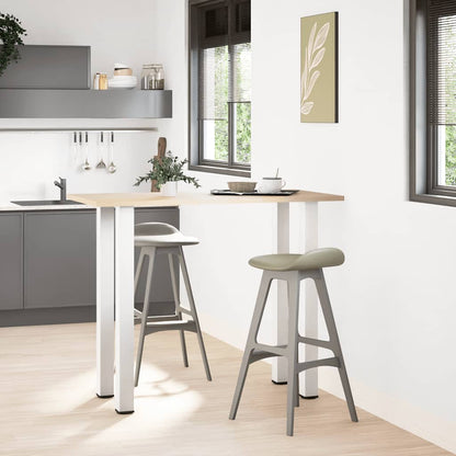Bar Table Legs 4 pcs White 110-112 cm Steel