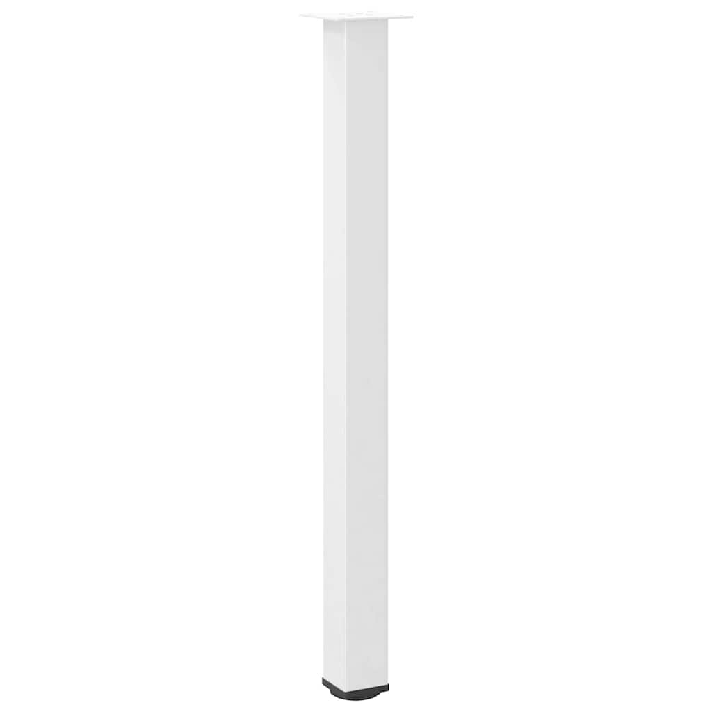 Bar Table Legs 4 pcs White 110-112 cm Steel