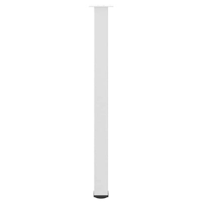 Bar Table Legs 4 pcs White 110-112 cm Steel