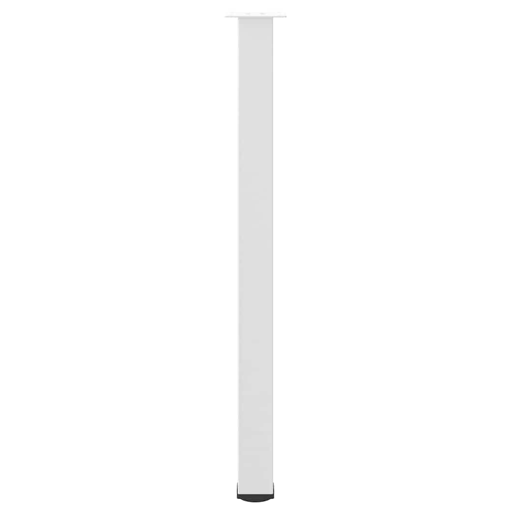 Bar Table Legs 4 pcs White 110-112 cm Steel