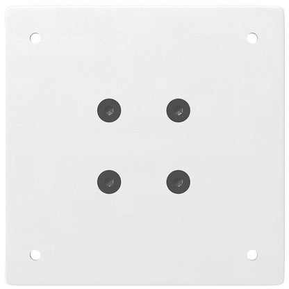 Bar Table Legs 4 pcs White 110-112 cm Steel