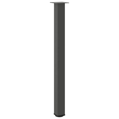 Bar Table Legs 4 pcs Anthracite 110-112 cm Steel