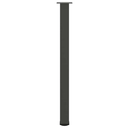Bar Table Legs 4 pcs Anthracite 110-112 cm Steel