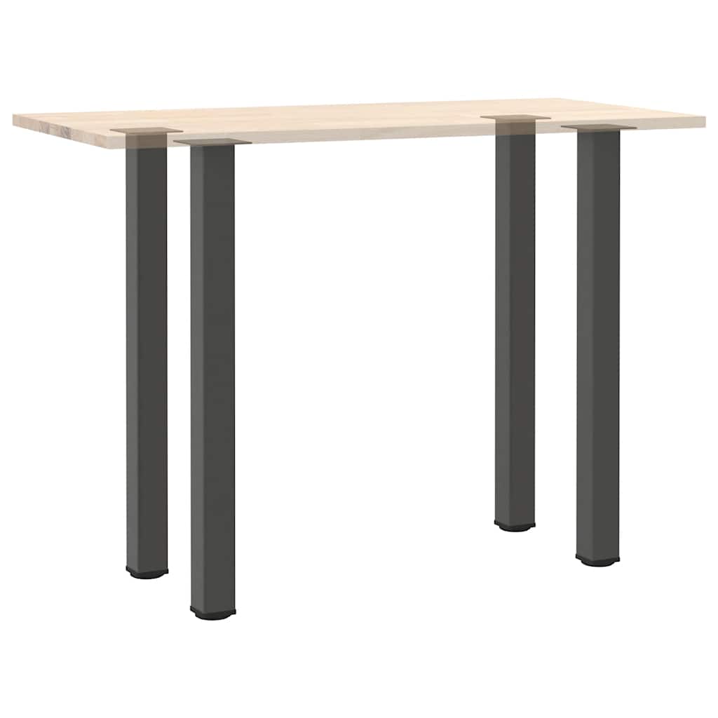 Bar Table Legs 4 pcs Anthracite 110-112 cm Steel