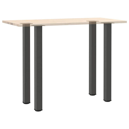 Bar Table Legs 4 pcs Anthracite 110-112 cm Steel