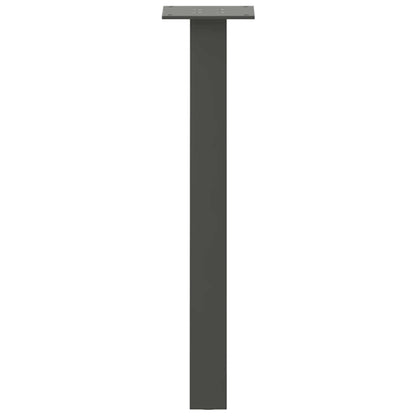 Coffee Table Legs 4 pcs Anthracite 42 cm Steel