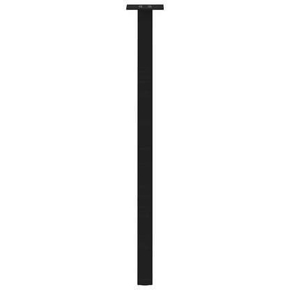 Console Table Legs 4 pcs Black 72 cm Steel