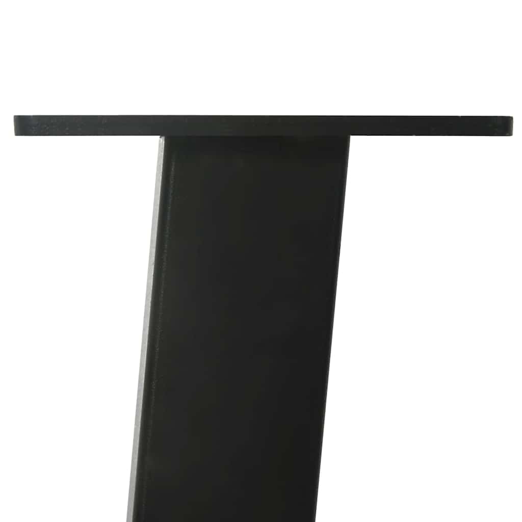 Console Table Legs 4 pcs Black 72 cm Steel