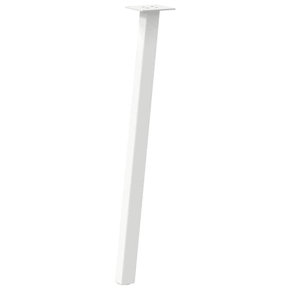 Console Table Legs 4 pcs White 72 cm Steel
