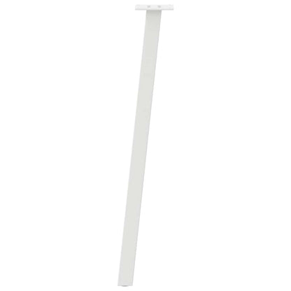 Console Table Legs 4 pcs White 72 cm Steel