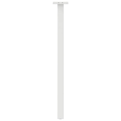 Console Table Legs 4 pcs White 72 cm Steel