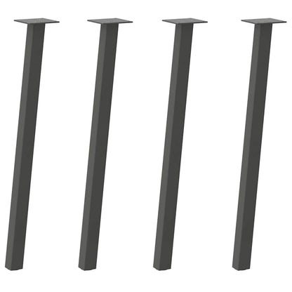 Console Table Legs 4 pcs Anthracite 72 cm Steel
