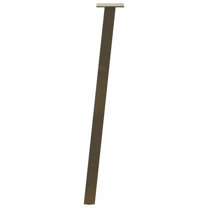 Console Table Legs 4 pcs Natural Steel 72 cm Steel