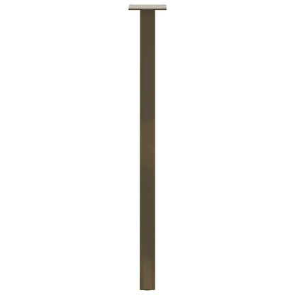 Console Table Legs 4 pcs Natural Steel 72 cm Steel