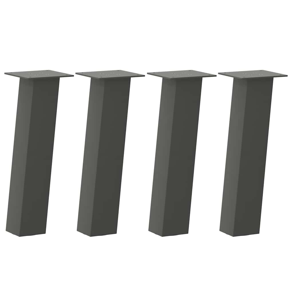 Coffee Table Legs 4 pcs Anthracite 30 cm Steel