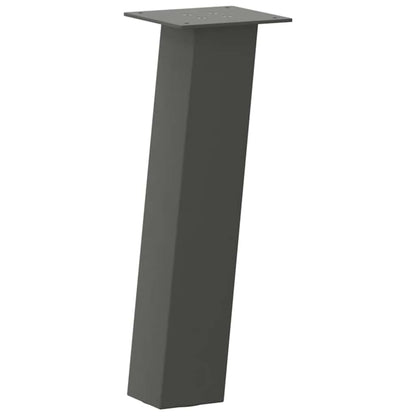 Coffee Table Legs 4 pcs Anthracite 42 cm Steel