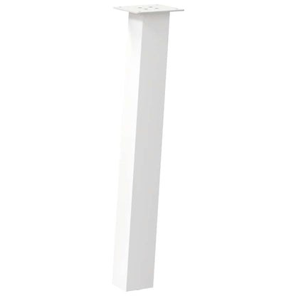 Console Table Legs 4 pcs White 72 cm Steel