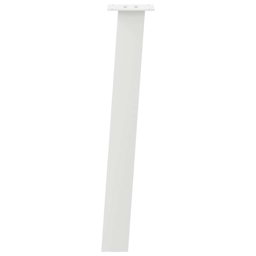 Console Table Legs 4 pcs White 72 cm Steel