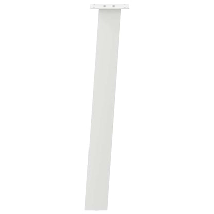 Console Table Legs 4 pcs White 72 cm Steel
