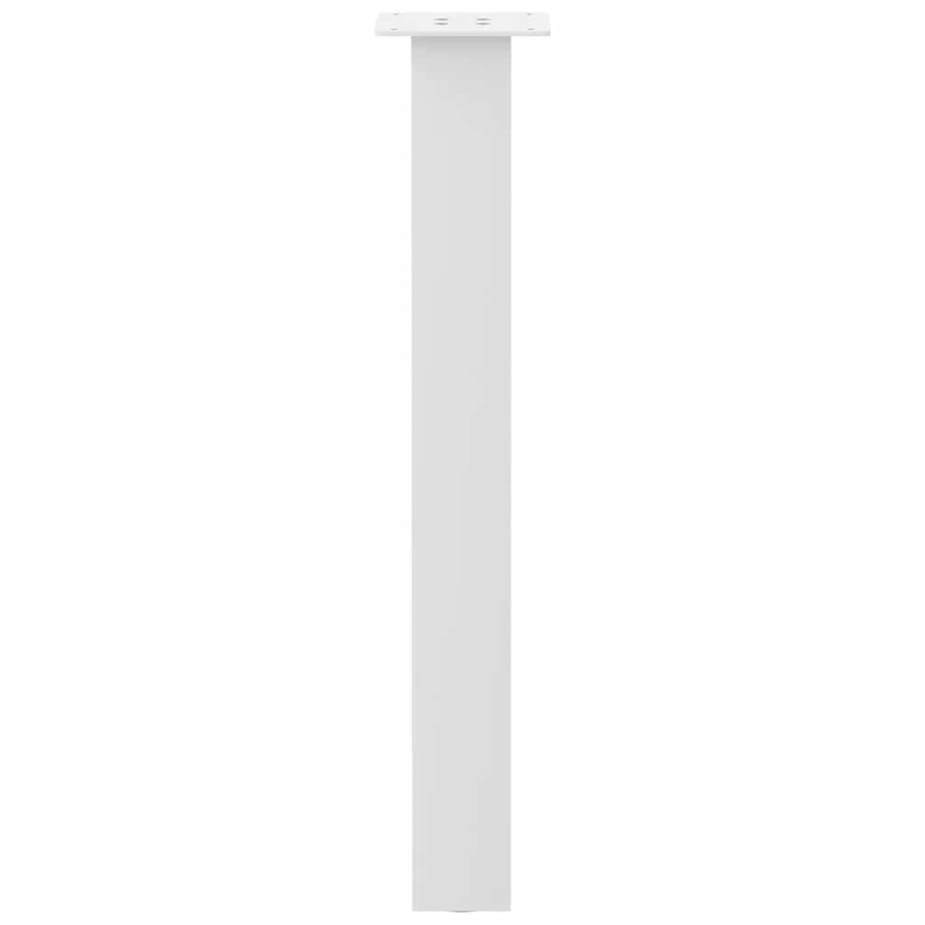 Console Table Legs 4 pcs White 72 cm Steel