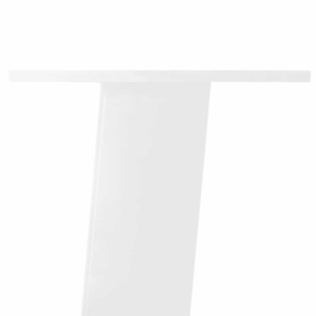 Console Table Legs 4 pcs White 72 cm Steel